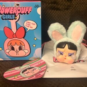 Pop mart cry baby x power puff girls